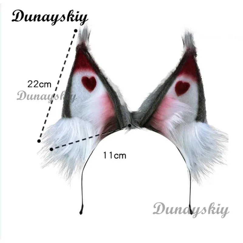 Hotel Husk Cosplay Copricapo Accessori Parrucca bianca nera maschile Modelli di ruolo Partyr di Halloween, 7;k'2.s;9,