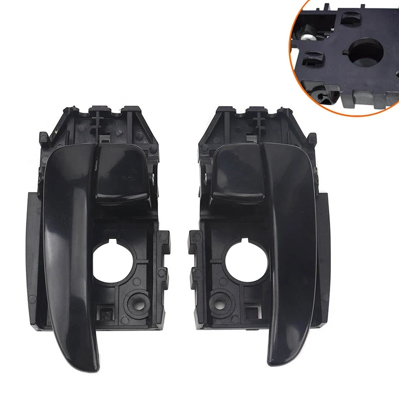 Front Left Right Black Interior Door Handle For Hyundai Elantra XD 2.0L1.6L 2001-2006 82610-2D000 82620-2D000