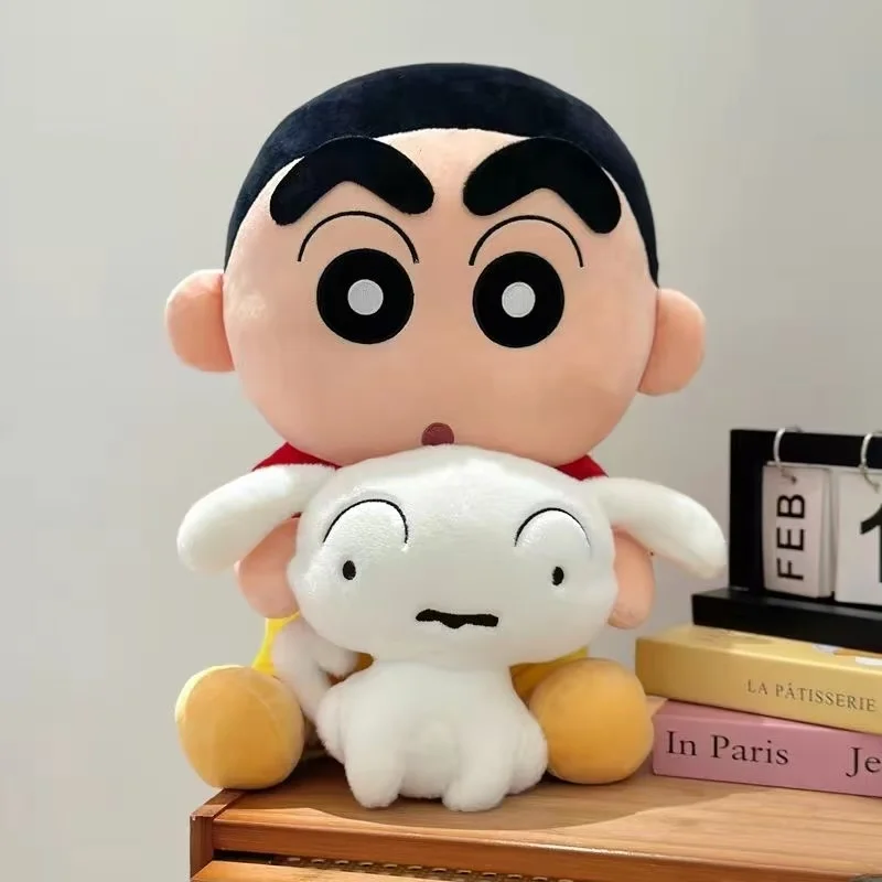Original With Tag Cute Crayon Shin-chan Hold  Plushies Cartoon Anime Sleeping Doll Soft Cuddly Pillow Birthday Gifts Girl
