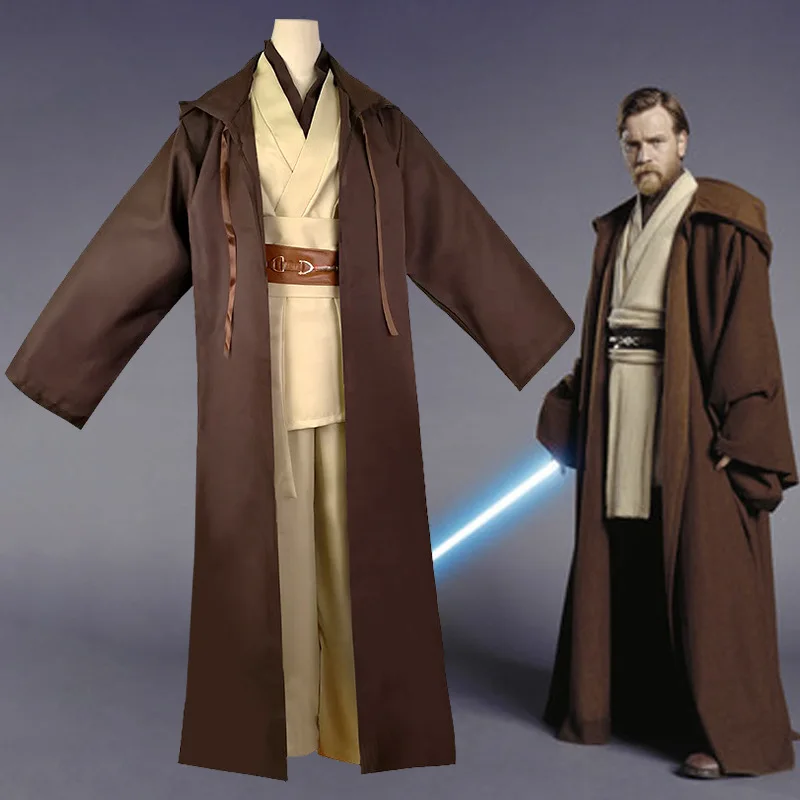 

Star Wars, Obi-Wan Kenobi With The Same Cosplay Prequel 3 Revenge Of The Sith Cos Anime Costume