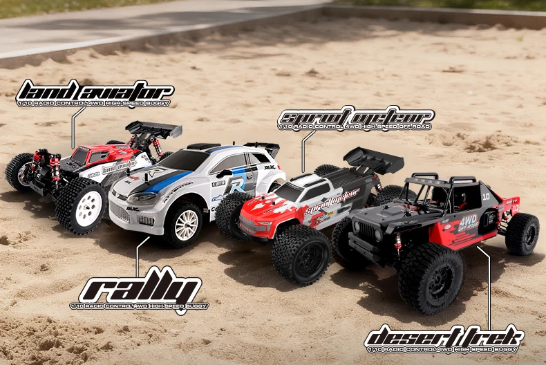 

JBL1004 70KM/H High-Speed 1:10 RCRally Car Brushless Power System 4WD RTR with Metal Parts Run Racing Vehicle