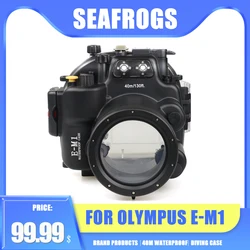 Seafrogs camera waterproof case suitable for Olympus E-M1 camera diving photography protection underwater photography