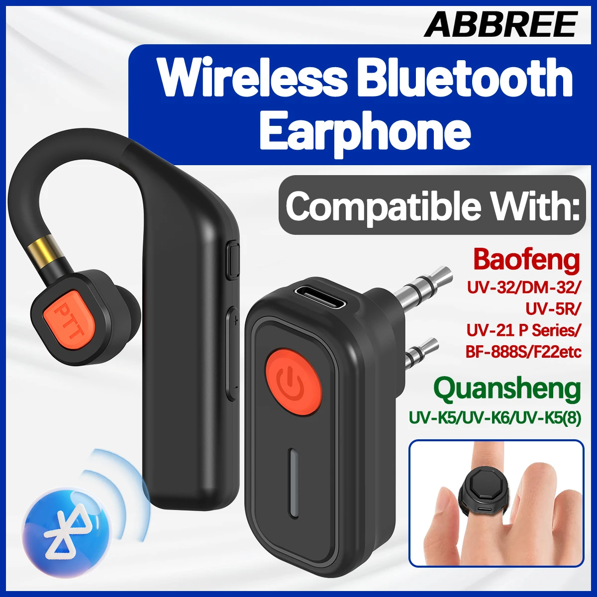 Abbree BT-E2 Walkie… - image