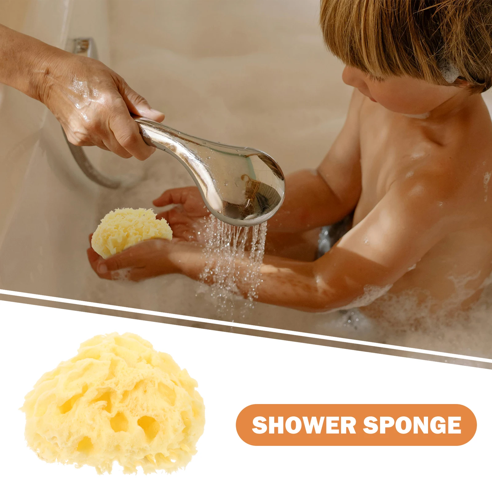 Honeycomb Bath Ball Exfoliating Body Scrubber Gentle Skin Cleaning Shower Sponge for Natural Bathing Accessories
