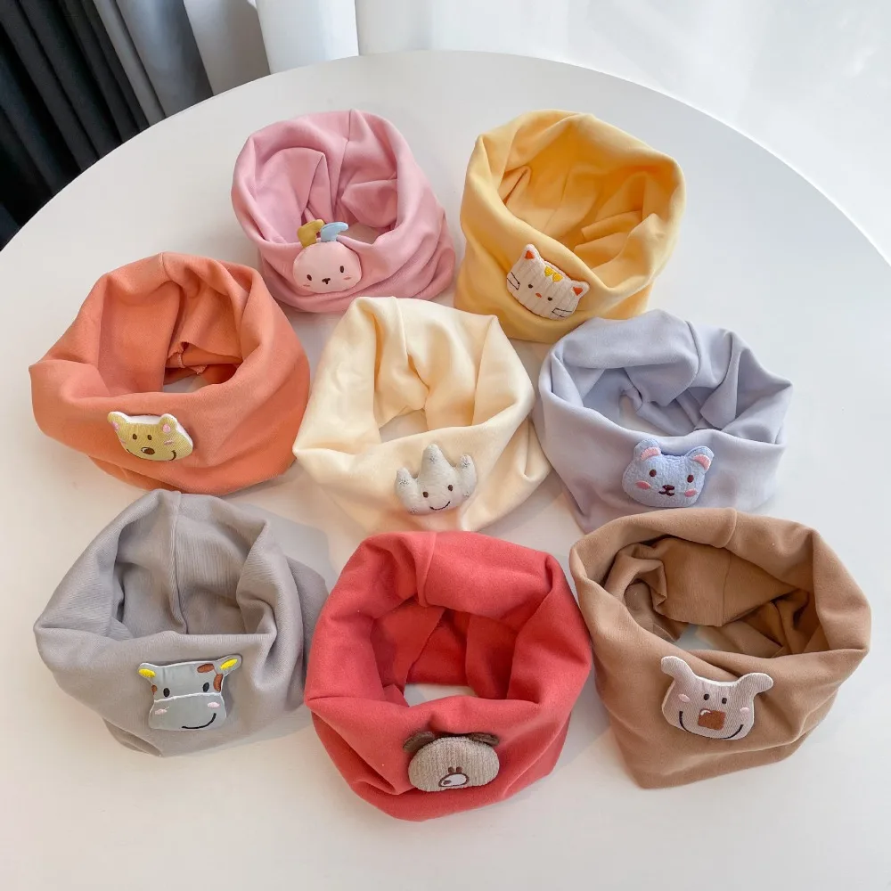 

Детский осенне-зимний шарф, детские шарфы, утолщенный детский шарф с героями мультфильмов, ветрозащитный теплый бархатный чехол для мальчиков и девочек, чехол на шею