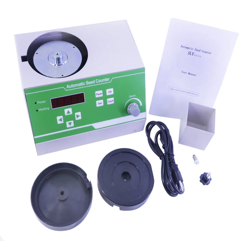 SLY-C Benchtop Seeds Counter Machine Automatic Seed Counter Rice Corn Seeds Quantity Counter Automatic