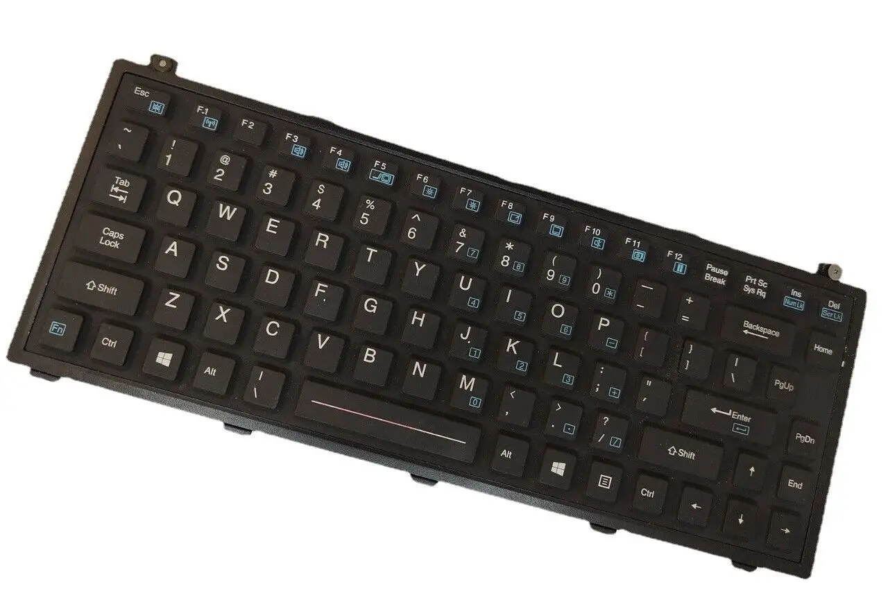 Original V110 V200 Rubber Keyboard  Backlit Emissive US Layout keyboard For Getac