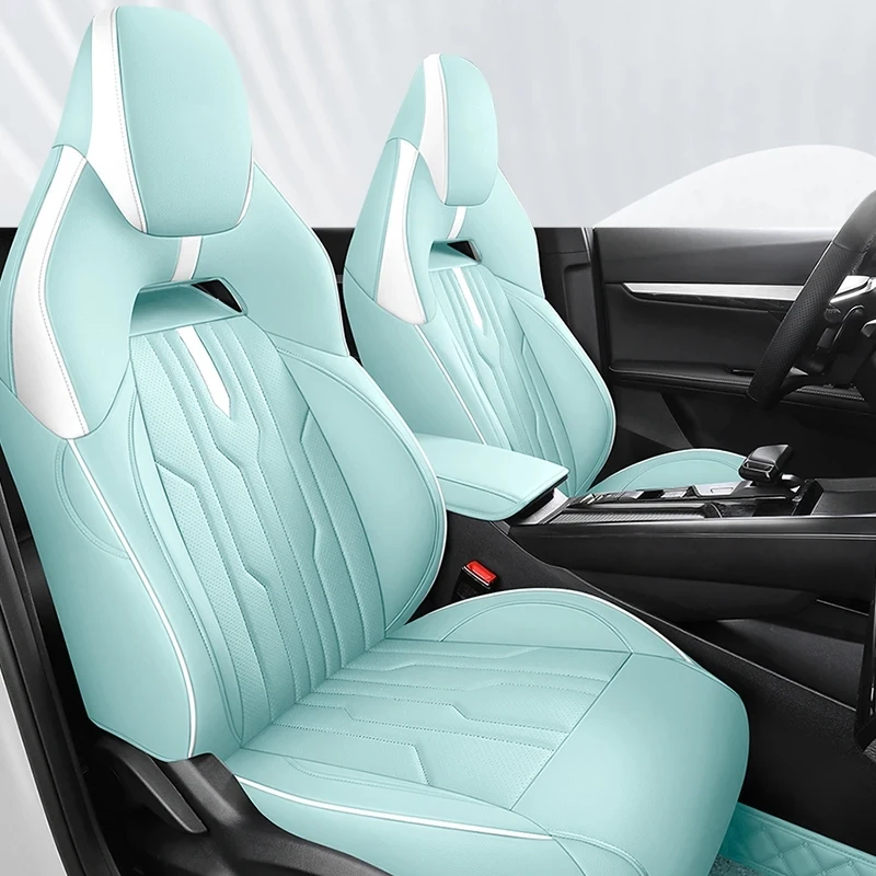 Autocovers Car Seat Covers Leather Specific Customize for MG 5 Full Covered with Front and Rear Full Complete Set