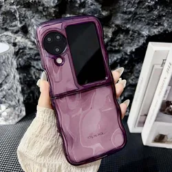 Silicon Soft Clear Phone Case for OPPO Find N2 N3 Flip Shockproof Anti-Slip Full Protection Transparent Folding TPU Cover N3flip