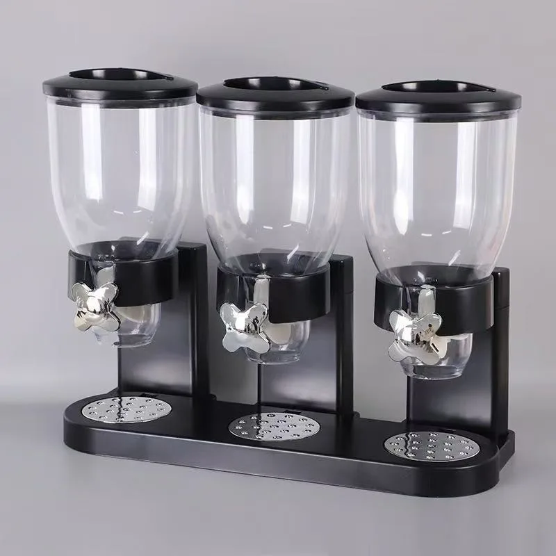 for Cereal Dispenser Double Oat Grain Storage Tank Buffet Machine