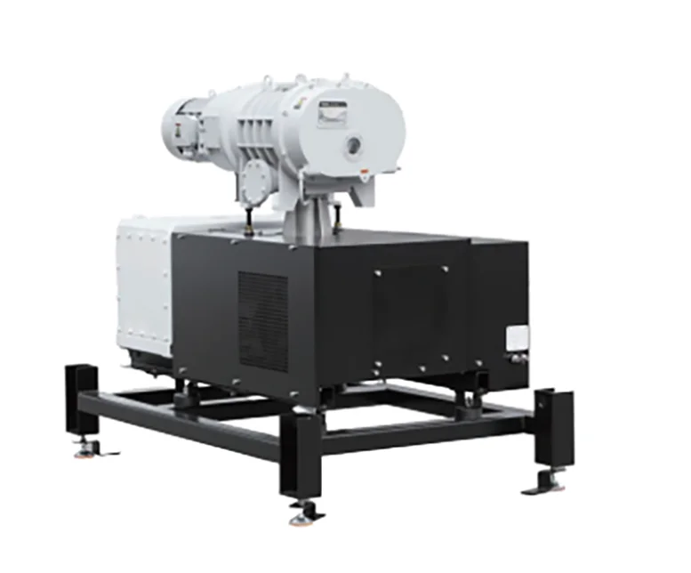 Unité de pompe à vide à racines à vis sèches, pompe à vide élevée