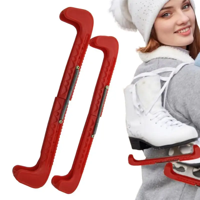 

Adjustable Skate Guards Adjustable Hockey Skate Covers Skate Guard Elastic Skate Protector Walking Anti-Freeze Ice Skate