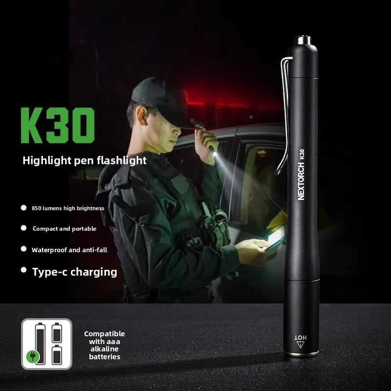 torcia-a-forma-di-penna-k30-850-lumen-mini-torcia-tascabile-multiuso-per-ispezioni-e-uso-esterno