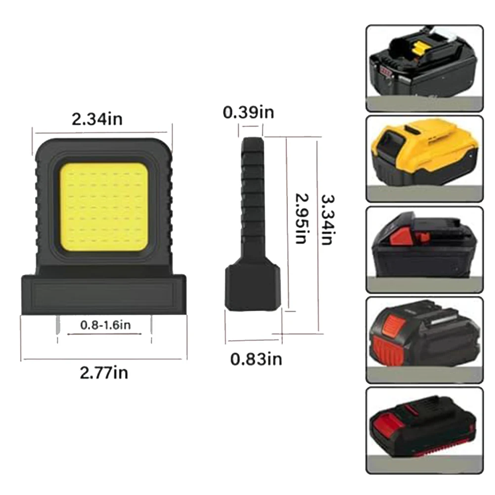 Outdoor Lighting 70.5*21*85mm LED Camping Lantern Adjustable Battery Interface Lantern Adjustable Battery Interface