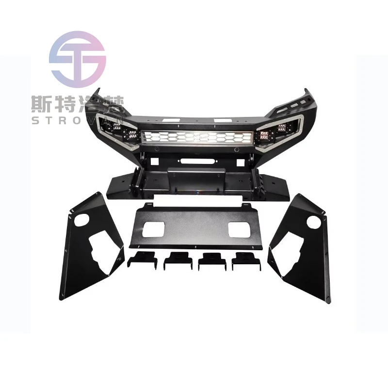 

Deluxe 4x4 Steel Front Bumper Bull Bar for Pajero Sport 2020+ Montero Sport