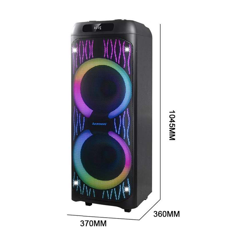 Handcart Trolley BT Speaker Multifunctional Wireless Audio Colorful Atmosphere Light High-Power Subwoofer CH-2121