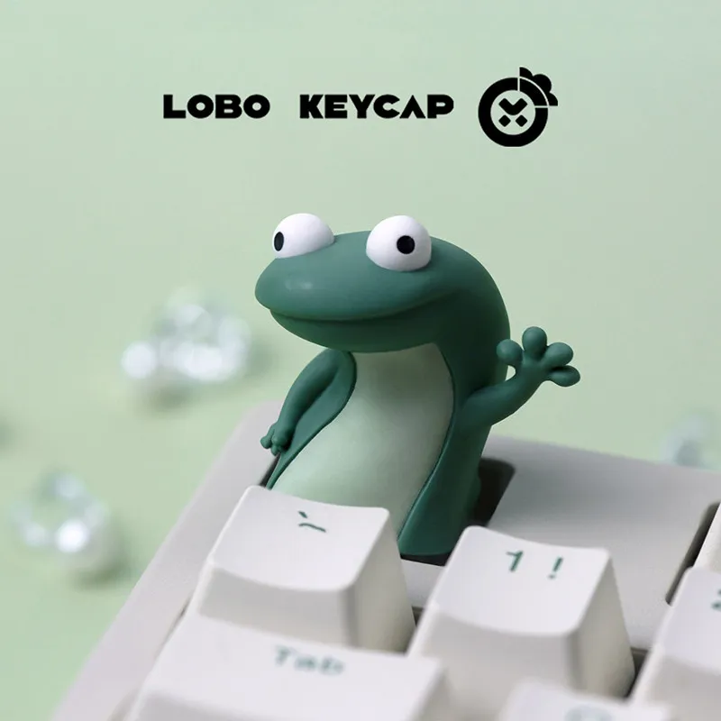 Lobo Keycap Cute Lizard Anime Movie Resin Replace Esc 3d Keycap Custom Handmade For Mechanical Keyboard Personalized Decoration - view 5