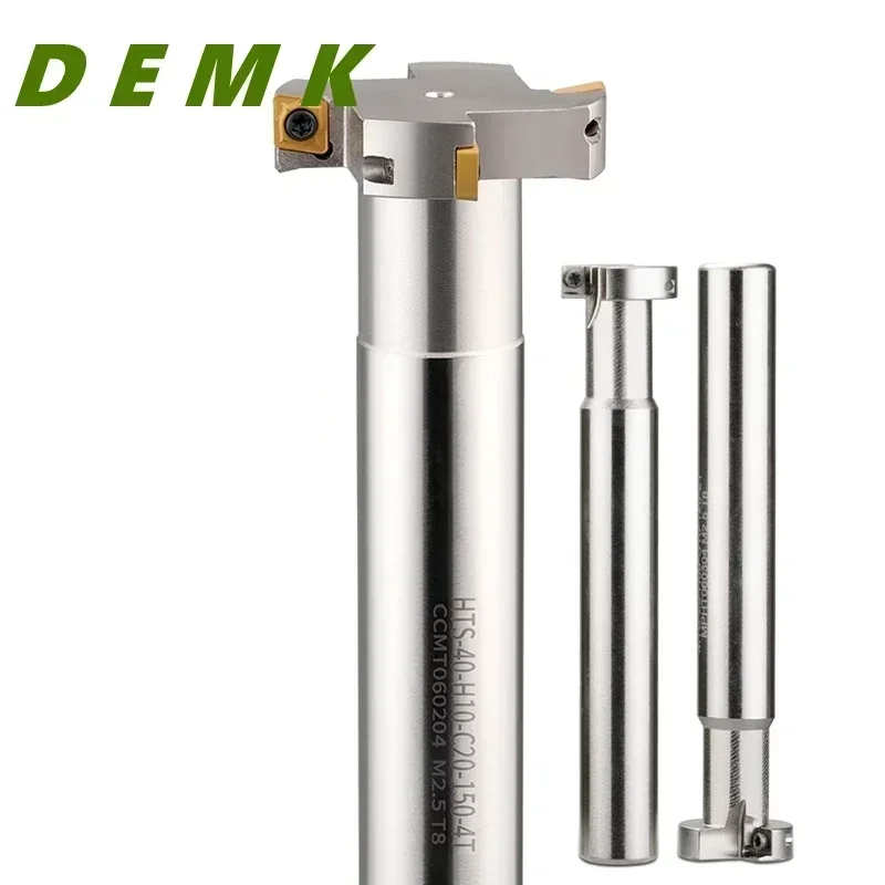 Espesor 8mm H08 CNC varilla de fresa con ranura en T serie HTS MTS varilla de ranurado vástago de fresa en forma de T ranura inserto de carburo