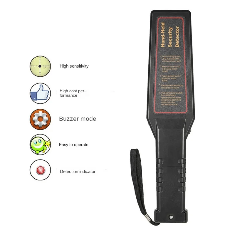 Handheld High Sensitivity GC1002 Metal Detector Metal Detector Security Detector