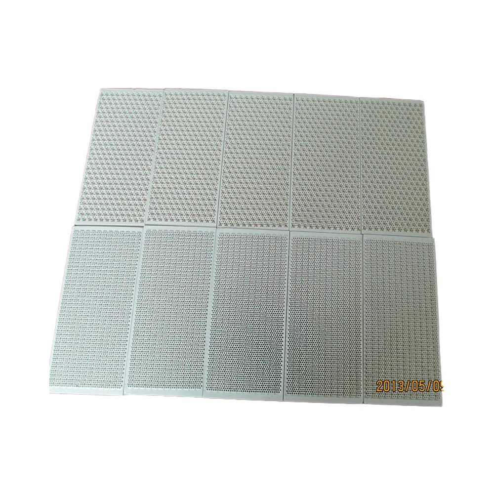 Plaque en céramique catalytique à gaz infrarouge pour brûleur, plaques en nid d'abeille de cordiérite 138x81mm