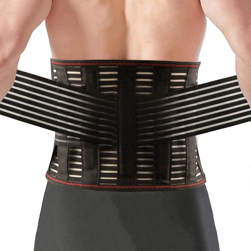 

Back Braces for Lower Back Pain Relief with 5 Stays Breathable Back Support Belt for Men/Women Anti-skid Lumbar Support Belt