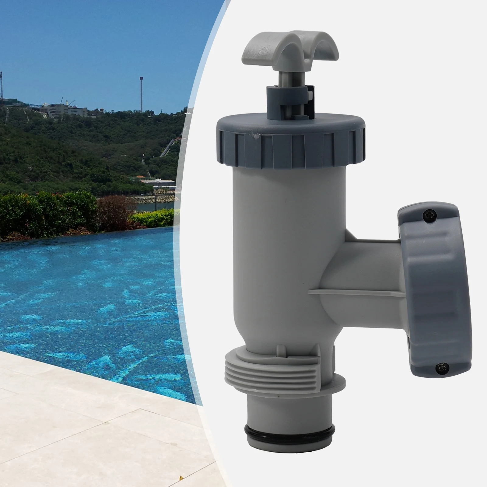 

Plunger Valve Achieve Superior Pool Maintenance Plunger Valve Kits for Intex Pools (Fits 1500 2500 4000 Gal/Hr Systems)