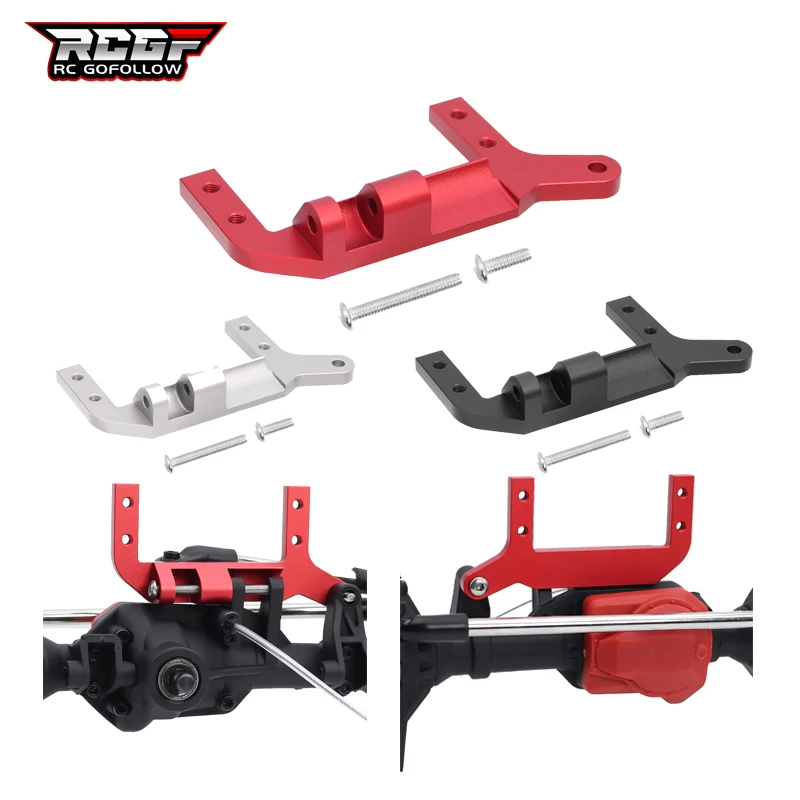 

RCGOFOLLOW CNC Aluminium Alloy Servo Mount Brackets Stand Fit TRX-4 Axle Bracket For 1/10 RC Crawler Car Upgrade Parts