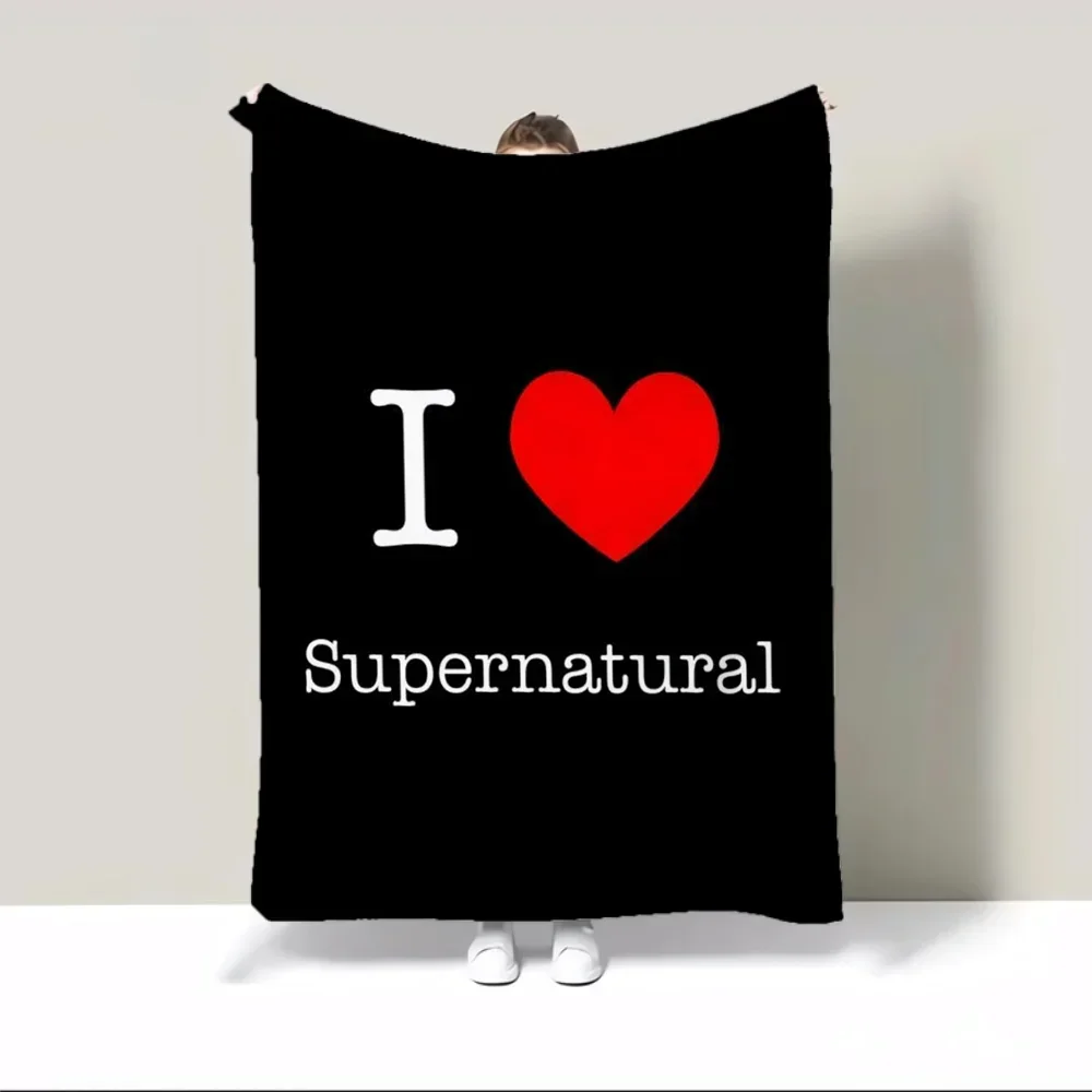 Supernatural Join the Hunt Camping Blanket King Size Fluffy Plaid Fluffy Soft Blankets & Throws Warm Winter Blankets for Sofa