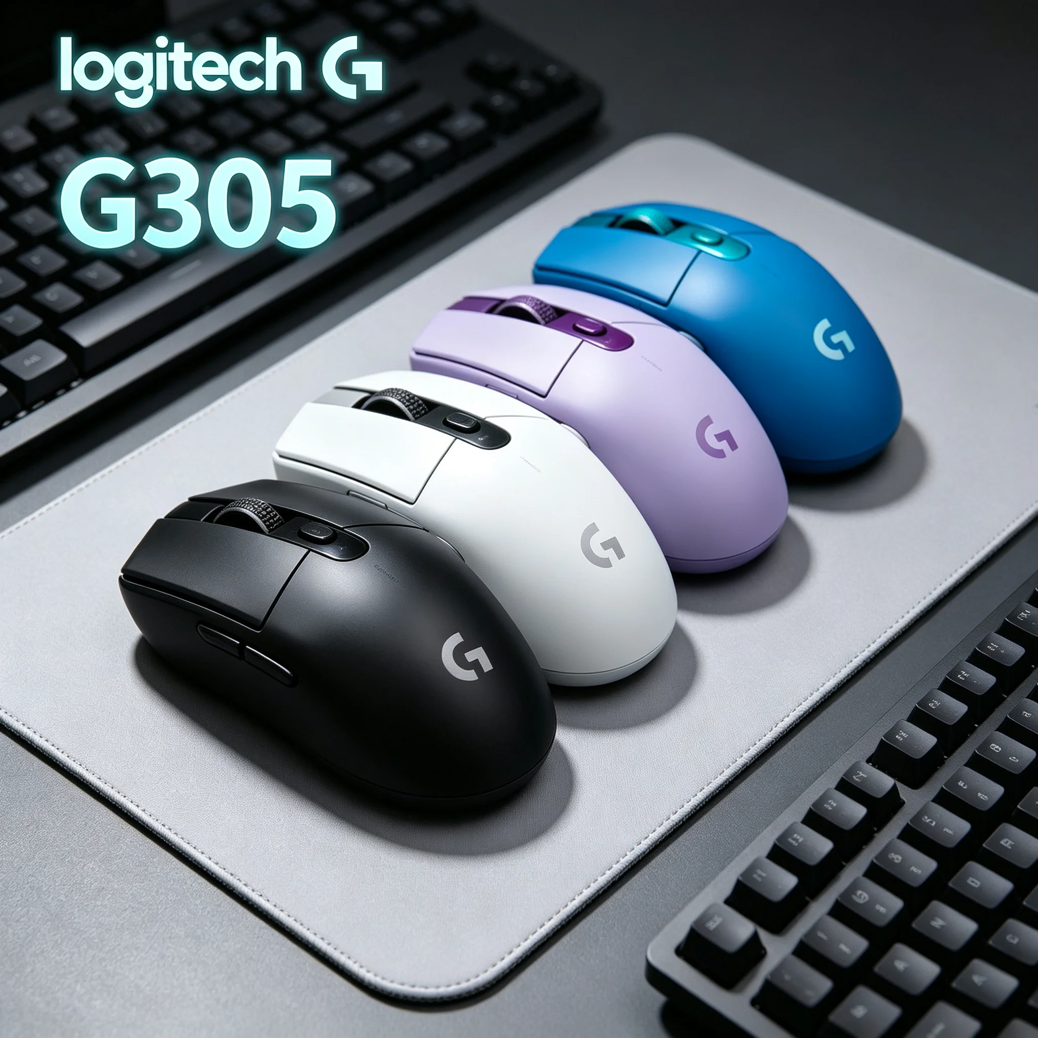 Logitech G305 250 Hours Battery Wireless Mouse For Gaming Esports Office Daily Life Portable Mice For Travel Office Game