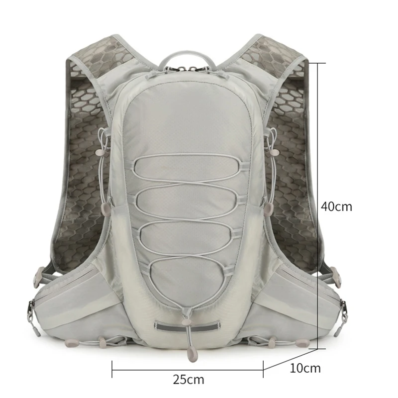 

Сумка для бега 2025 года, мужская и женская уличная велосипедная сумка, сумка для воды, рюкзак для марафона, легкая сумка для велоспорта и пешего туризма