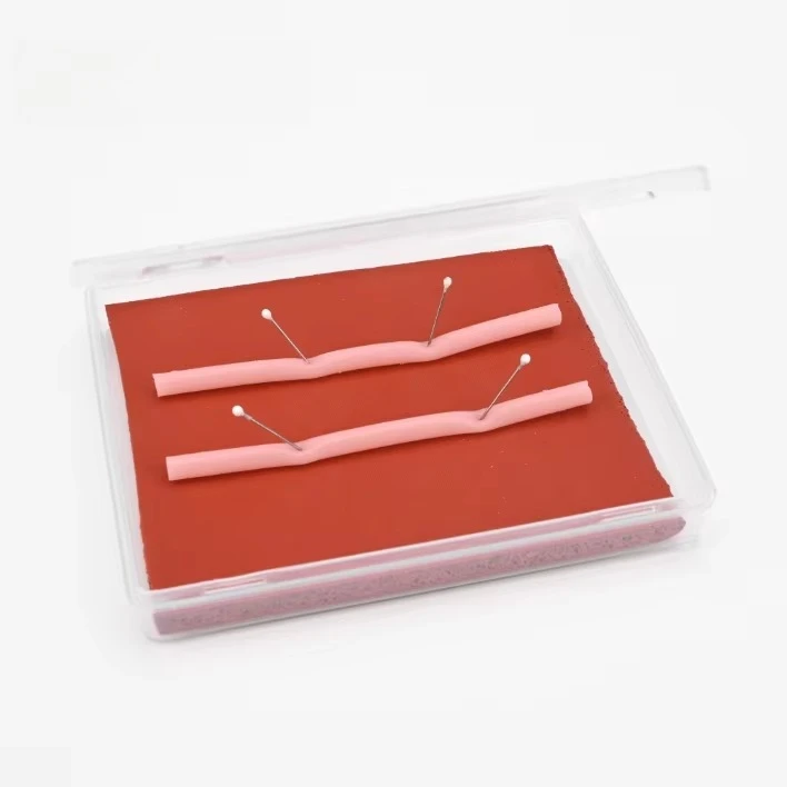 Medical Surgery Silicone Simulated  Vessel Vascular Anastomosis Suturing