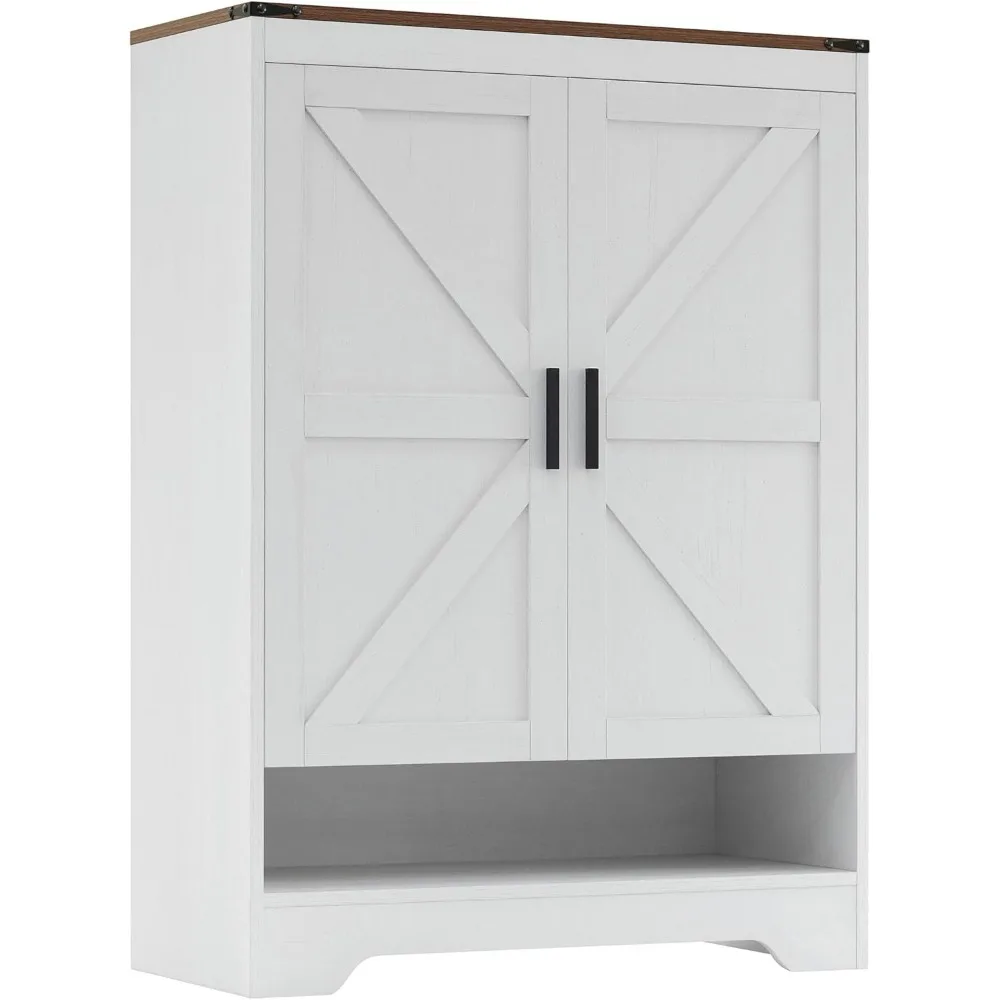 Armoire de rangement à 6 niveaux avec portes, armoire à chaussures T1 de ferme avec étagères réglables, armoire à chaussures d'entrée, armoire à chaussures en bois