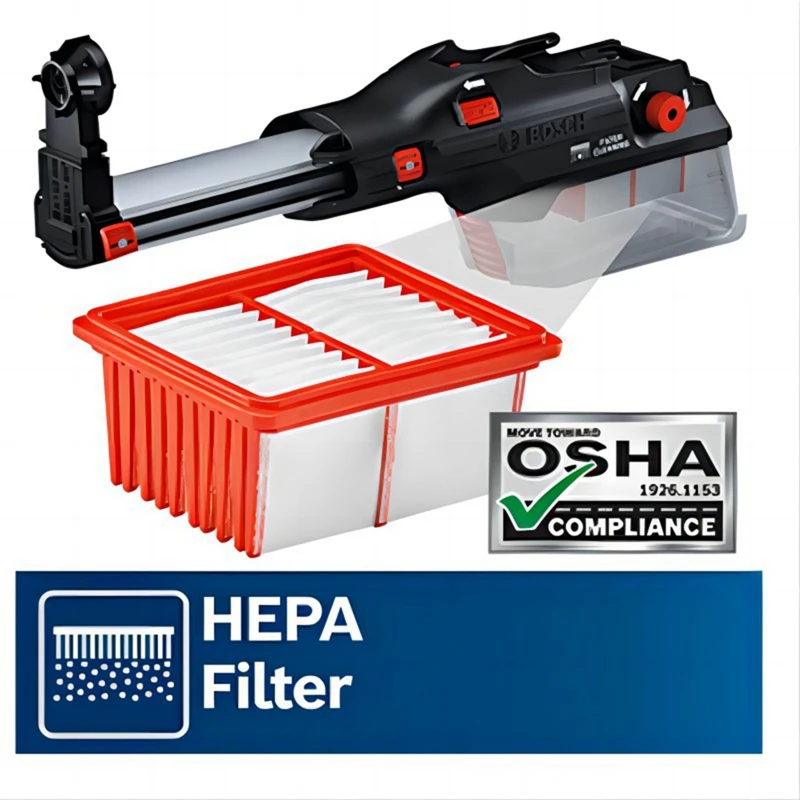 Replaceable Hepa Filter For  GDE28D SDS-Plus Power Tools Vacuum Filter Household Cleaning Easy To Use