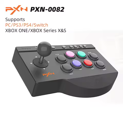 PXN-0082 Original USB Arcade Fighting Stick Joystick for PS4 PS3 /Xbox One&amp;series/PC/Switch/Android Game Accessories