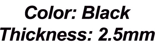 Variant: black thickness25