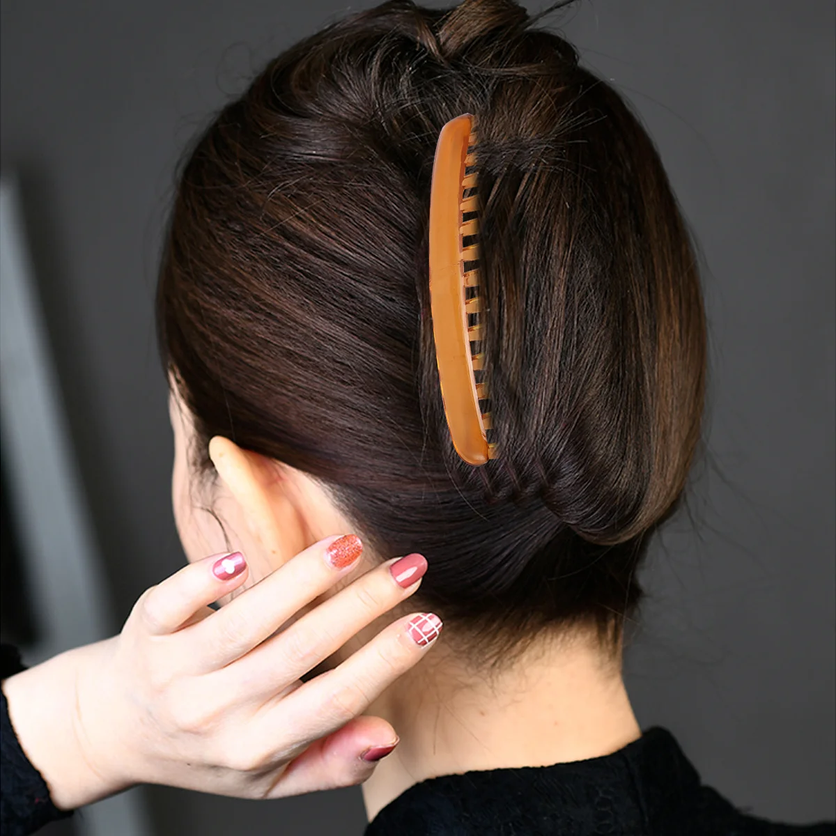 

15Pcs Plastic Hair Clip Combs Single Row Wave Side Combs for Women Secure Fastening Hair Accessories Lightweight