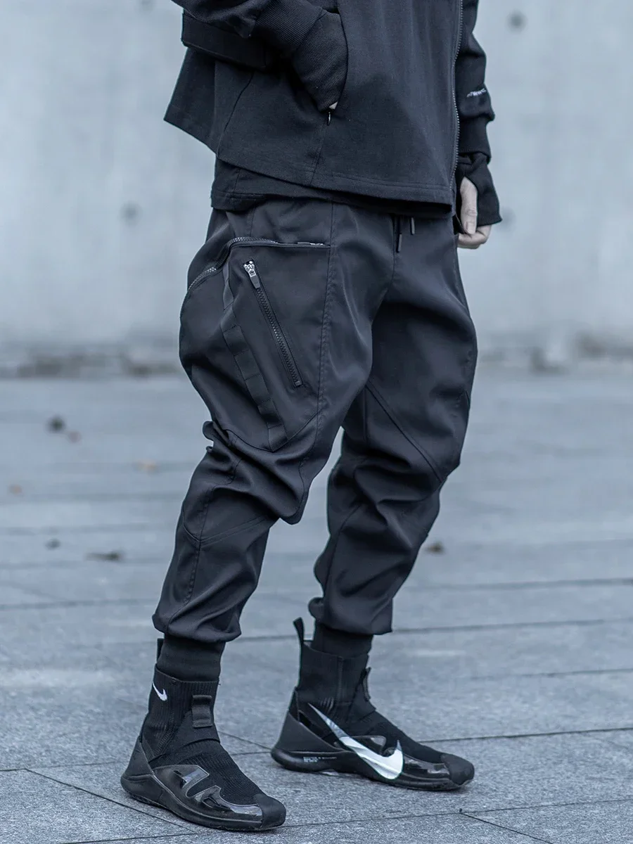 Catsstac 21ss Arc pocket cargo pants side molle webbings ninjawear darkwear techwear aesthetic