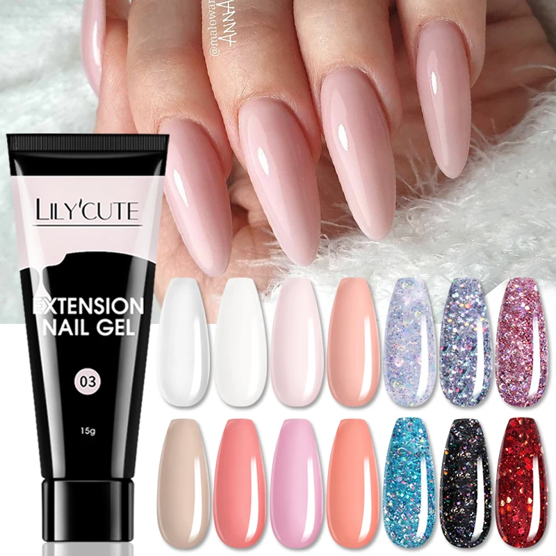 LIToxique-Gel d'extension d'ongles CircTE, rose, blanc, clair, gel UV, semi-continu, N64.Finger Extensions, Form Tips, Nail Art Tool, 7ml, 15ml