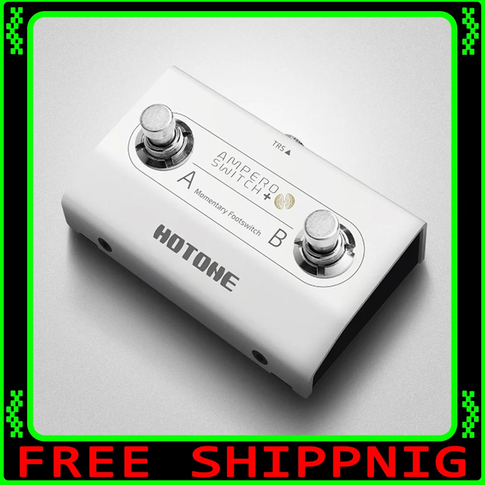 

HOTONE Ampero Switch+ 2-Way Momentary Dual Footswitch Foot Controller 1/4-Inch Pedal Switcher FS-2 Gifts