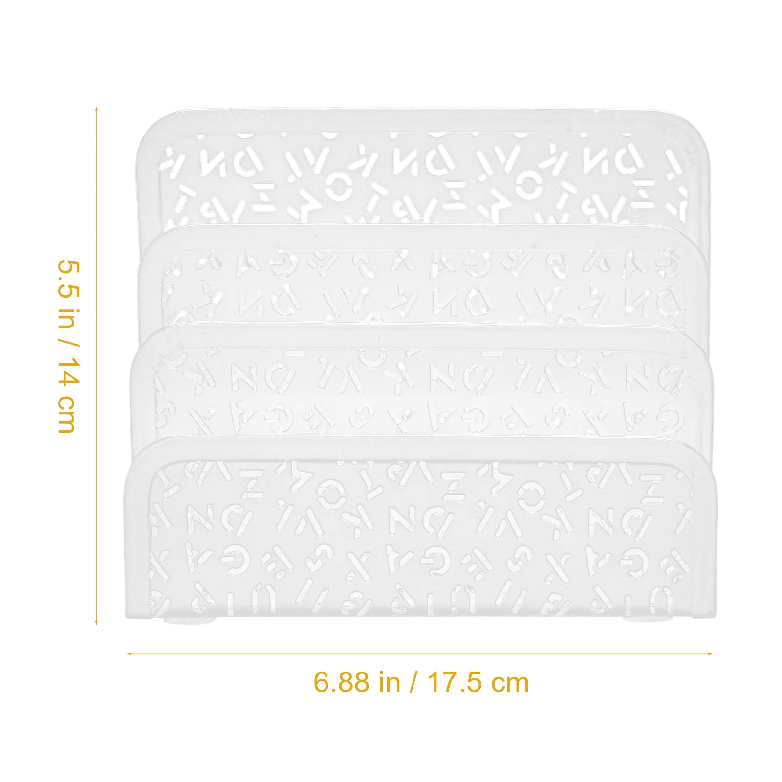 

1Pcs Iron Mail Holder Anti-Corrosive Desktop File Holder Office Mail Organizer Letter Shelf Desk Storage