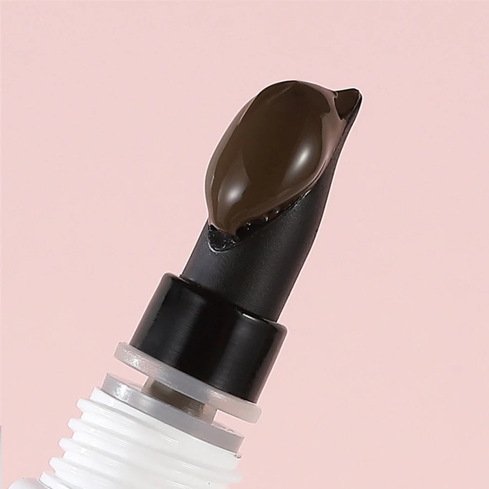 6-farbige Private Label Augenbrauencreme, individuelles Logo, Schlauchschlauch, Augenbrauentönung, wasserfest, natürlich, weiß, schwarz, Paket, Augen-Make-up, vegan