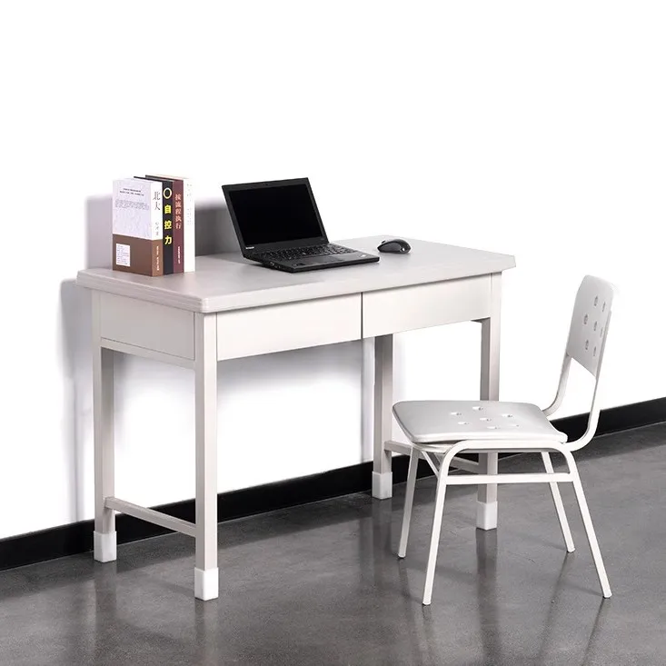 

steel desk Desktop with drawers Home wrought iron Student study writing desk Modern computer desk