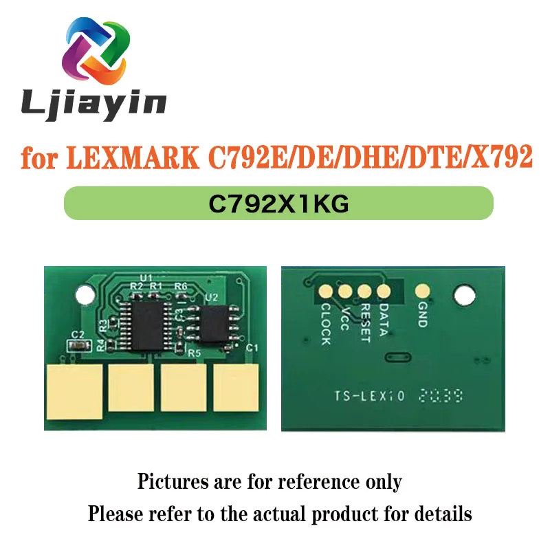 C792X1KG C792X1CG C792X1MG C792X1YG BK/C/M/Y 20K WW Toner Chip for LEXMARK C792E/DE/DHE/DTE/X792