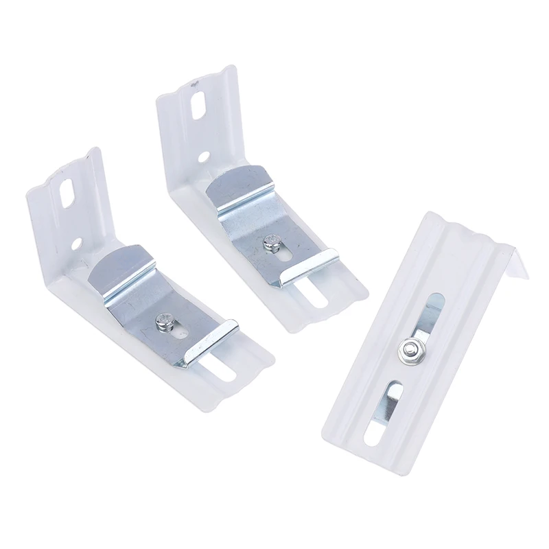 1/2Pcs 3Inch Vertical Blind Bracket Clips Metal Roller Shutter Pull Curtain Fixing Mounting Holder Accessories