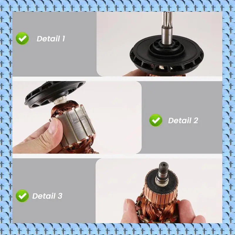 

NOCM AC220-240V Armature Rotor Anchor Replacement For Rotary Hammer GBH5-40 GBH5-40DE GBH5-40DCE GSH5E GSH5CE