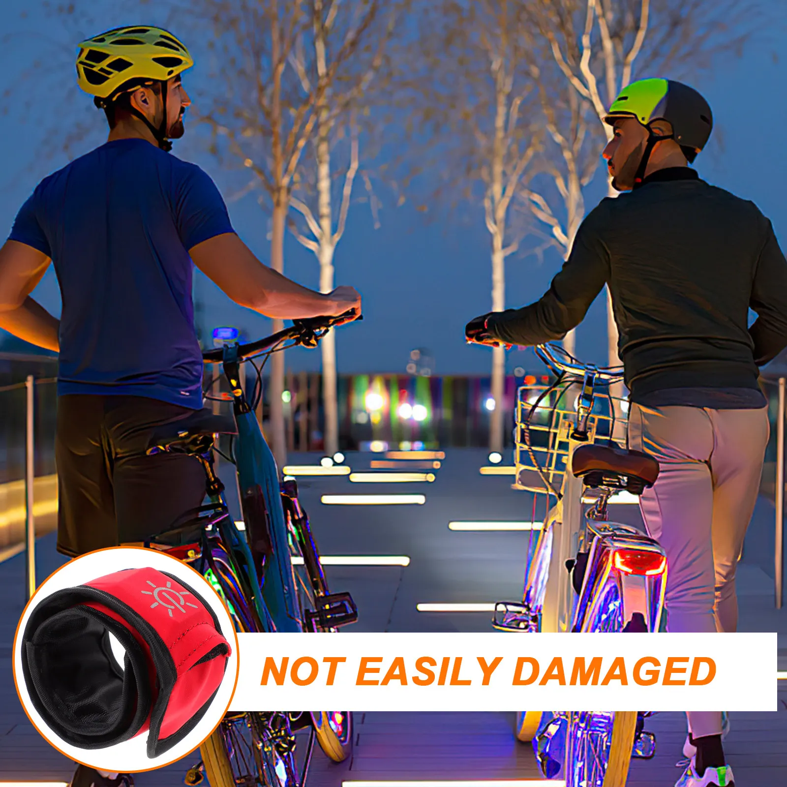 

Светящийся браслет из нейлона с LED-подсветкой, прочный, из марганцевой стали, светящийся браслет для вечеринок, фестивалей, концертов, танцевальных мероприятий, светящиеся браслеты для танцпола.