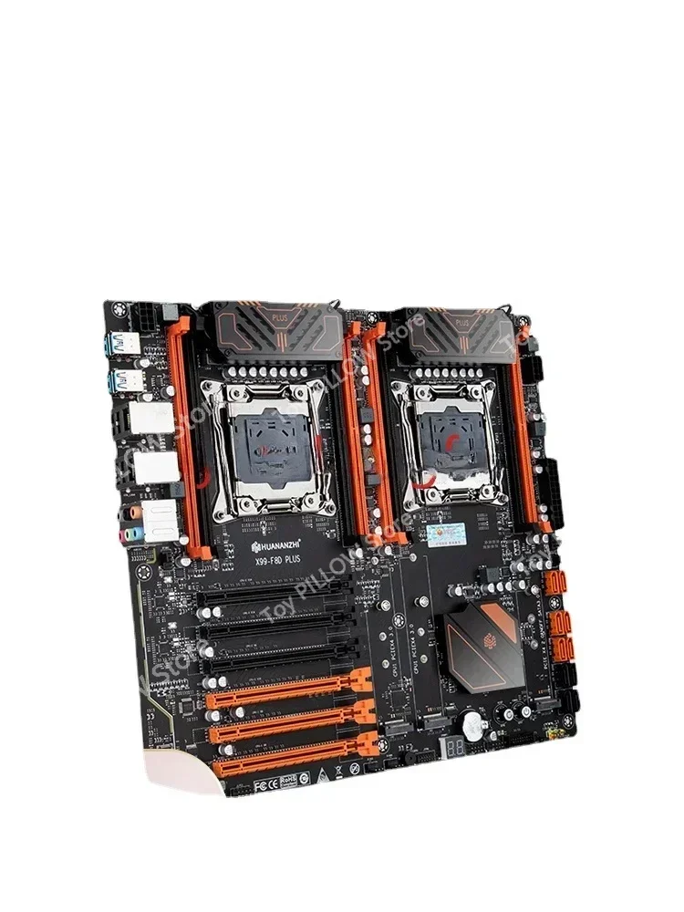 X99 Dual-way Motherboard cpu Suite 2011 e5 Game Studio Design Rendering