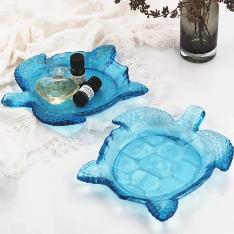 

Sea Turtle Marine Dish DIY Crystal Epoxy Resin Mold Marine Life Mold Resin Tray Plate Mould Beach Decoration