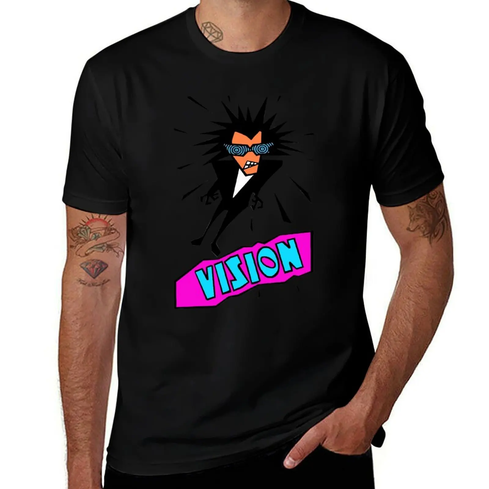 

Vision Psycho Stick T-Shirt graphic tee shirt anime Man t-shirt mens graphic t-shirts funny