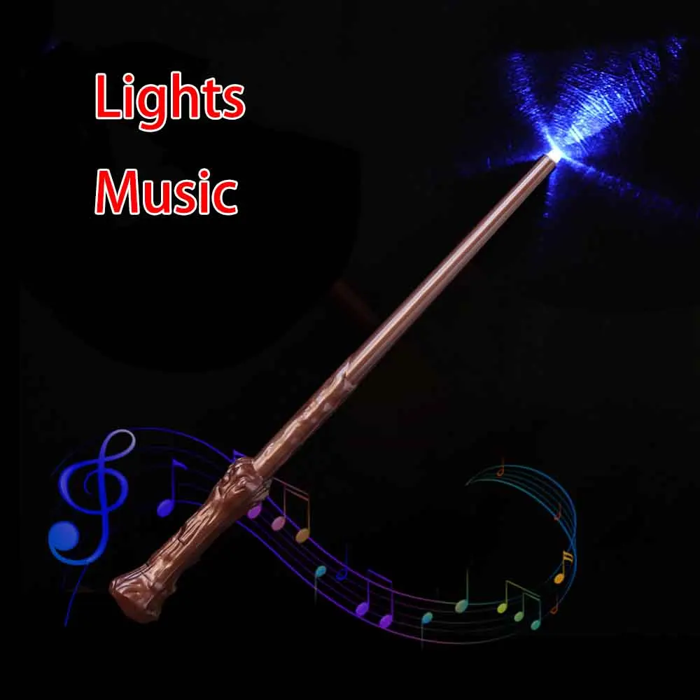 Magic Wand Light Sound Lighting Fairy Wand Halloween Party Cosplay Magic Wizard Props Girls Boys Party Costume Accessories